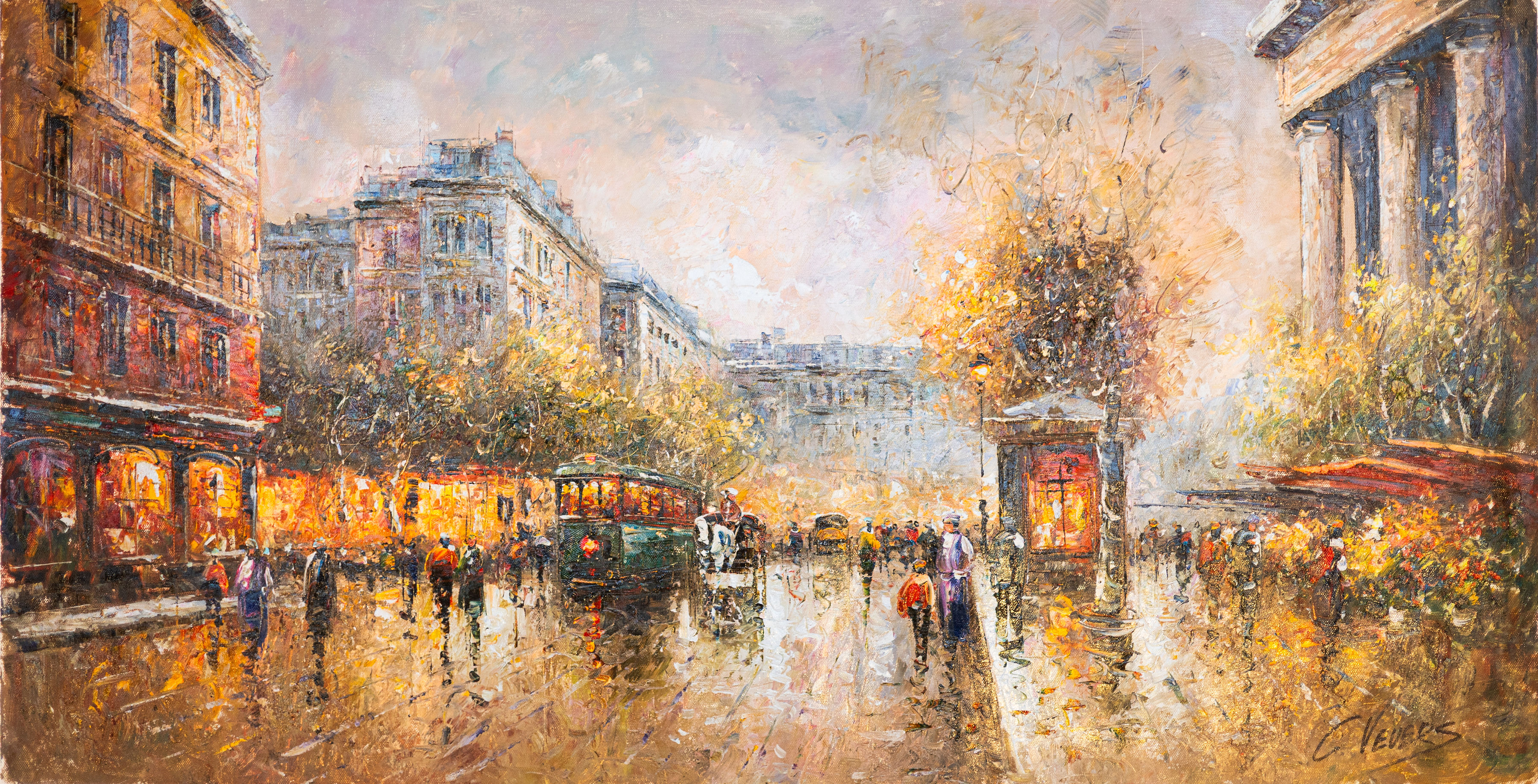 Twilight Romance on the Boulevard